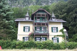 Aussenansicht der Villa Helena am Wolfgangsee