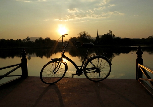 Fahrradfahren am Wolfgangsee