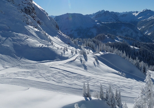 Pulverschnee oder präparierte Pisten – Salzkammergut Voralpen